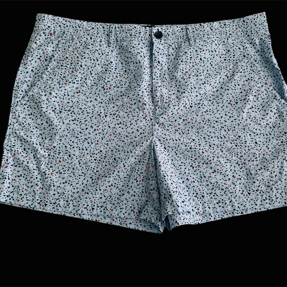 Banana Republic Blue Speckled Shorts Size 18 Cotton Stretch NWT